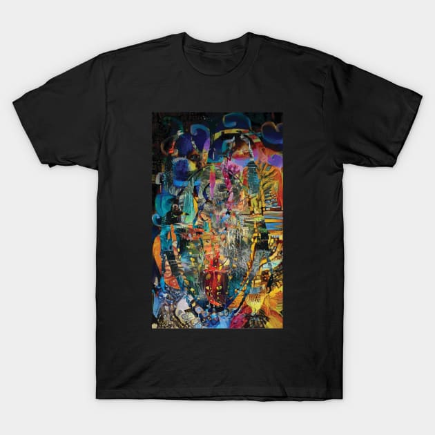 Kaleidoscopic Collage T-Shirt by Koon